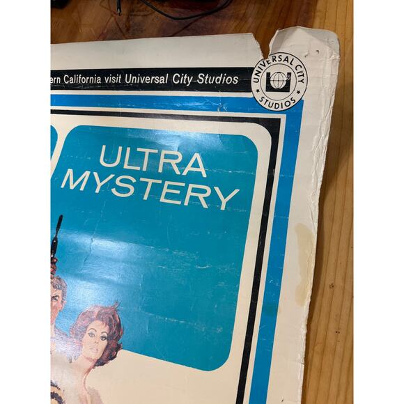 Vintage 1966 Arabesque Movie Poster Gregory Peca Sophia Loren Universal Studios - Picture 7 of 8